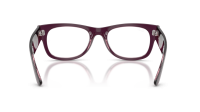 Ray-Ban Mega wayfarer 2 RX0832V RB0832V 8364 52-21 Violet on transparent pink