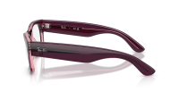 Ray-Ban Mega wayfarer 2 RX0832V RB0832V 8364 52-21 Violet on transparent pink