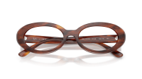 Ray-Ban RX2223V 2144 52-19 Striped Havana