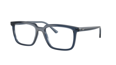 Brille Ray-Ban Alain RX7239 RB7239 8223 54-18 Transparent Blue