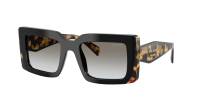 Prada PR D01S 0CD80L 52-21 Black medium tortoise