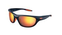 Maui Jim Haulani RM349-03 / MJ0349S 002 62-19 Matte Solid Dark Blue w/ Orange