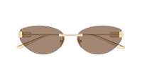 Balenciaga Gossip Asian smart fitting BB0486S 004 61-17 Ouro