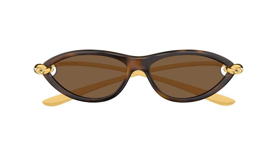 Sunglasses Bottega Veneta Knot BV1390S 002 56-14 Tortoise 