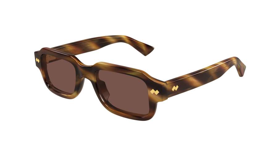 Okulary przeciwsłoneczne Bottega Veneta Intrecciato BV1442S 002 51-20 Żółw
