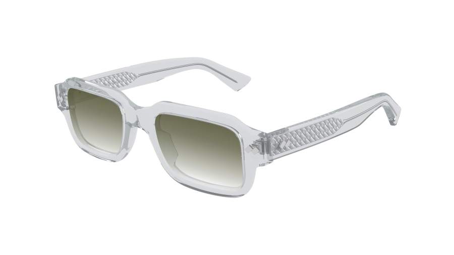 Okulary przeciwsłoneczne Bottega Veneta Intrecciato BV1442S 003 51-20 Przezroczysty