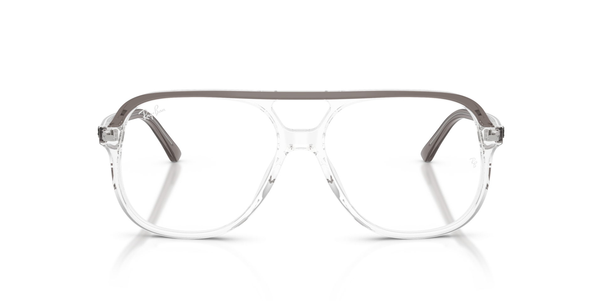Eyeglasses Ray-Ban RX5698 RB5698 8111 56-14 Grey on transparent ...