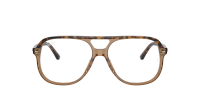 Ray-Ban RX5698 RB5698 8109 56-14 Havana on transparent Brown