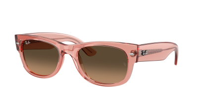 Sunglasses Ray-Ban Mega wayfarer 2 RB0832S 684843 52-21 Transparent Pink