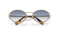 Miu Miu Logo MU 52YS ZVN80O 54-21 Pale Gold