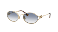 Miu Miu Logo MU 52YS ZVN80O 54-21 Pale Gold