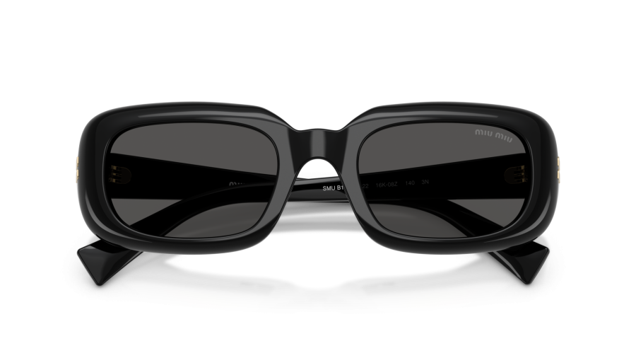 Sunglasses Miu Miu MU B13S 16K08Z 52-22 Black | Visiofactory