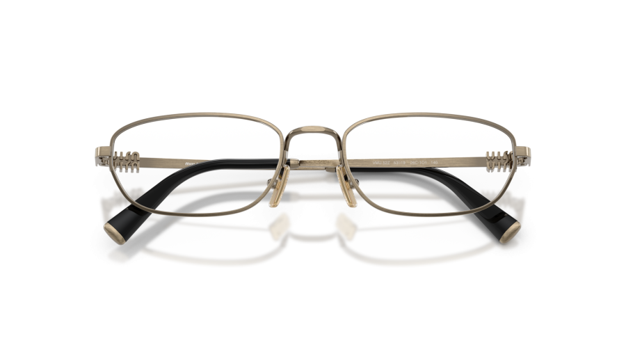 Eyeglasses Miu Miu MU 52ZV 26C1O1 53-19 Old Gold | Visiofactory
