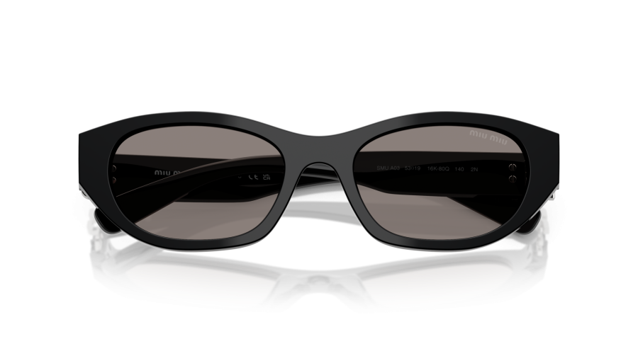 Sunglasses Miu Miu MU A03S 16K80Q 53-19 Black | Visiofactory