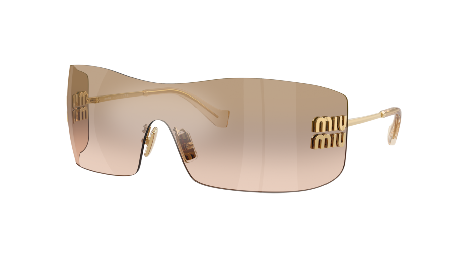 Okulary przeciwsłoneczne Miu Miu MU B53S 5AK20P 44-00 Złoto