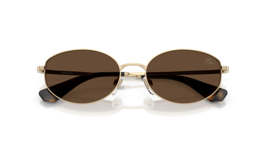 Burberry BE3169 110973 Oval Sunglasses - Gold/Brown 1435942751_0BE3169__110973_jpg  main image 2