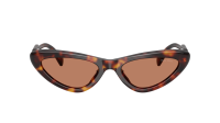 Miu Miu MU B11SU 27L90Q 55-19 Havana