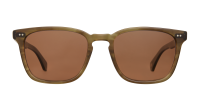 Garrett Leight Earvin 2114 MOT/O PLR 53-21 Matte Olive Tortoise