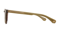 Garrett Leight Earvin 2114 MOT/O PLR 53-21 Matte Olive Tortoise