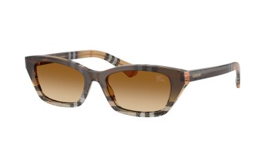 Occhiali da sole Burberry BE4488 420213 52-17 Check gradient sand