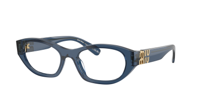 Occhiali da vista Miu Miu MU 03WV 08Q1O1 53-19 Bleu cristal