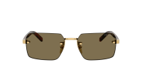 Prada PR D55S 5AK90F 55-19 Gold 