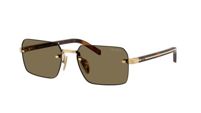 Lunettes de soleil Prada PR D55S 5AK90F 55-19 Gold 