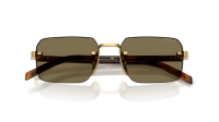Prada PR D55S 5AK90F 55-19 Gold 