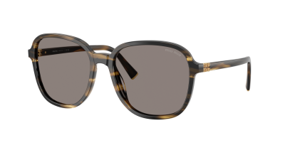 Lunettes de soleil Miu Miu Regard MU B01S 25E80Q 58-18 Striped loden