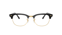 Ray-Ban Clubmaster RX5154 5784 51-21 Black on gold