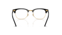 Ray-Ban Clubmaster RX5154 5784 51-21 Black on gold