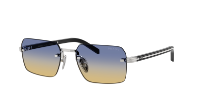 Lunettes de soleil Prada PR D55S 1BC50E 55-19 Silver