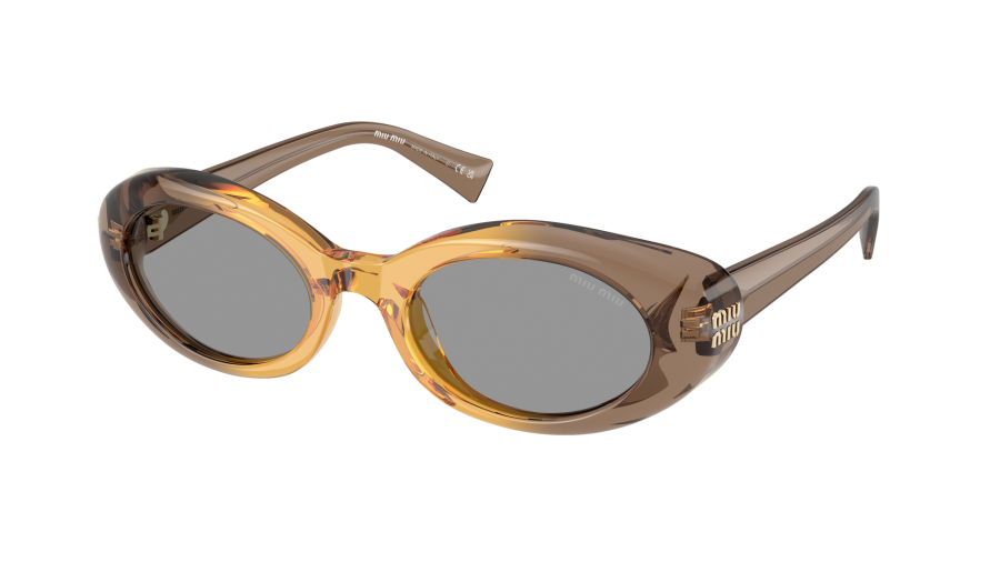 Okulary przeciwsłoneczne Miu Miu MU B09S 24M50Q 52-21 Beżowy