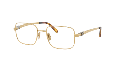 Miu Miu MU 51ZV 5AK1O1 52-19 Ouro