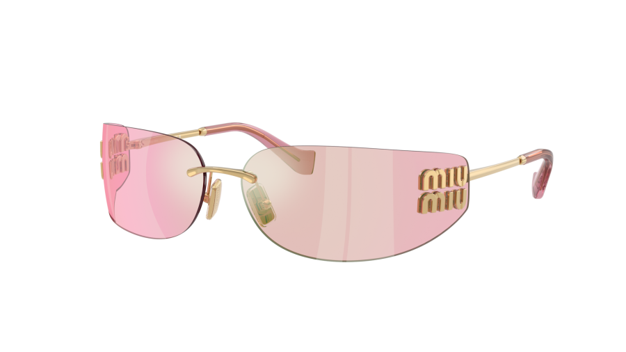 Lunettes de soleil Miu Miu Aube MU A51S 5AK90Y 75-14 Or