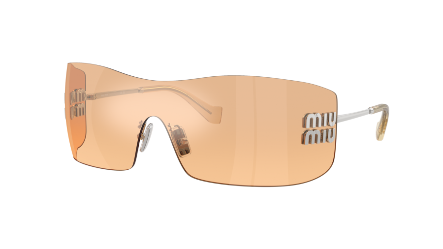Lunettes de soleil Miu Miu MU B53S 1BC80Y 44-00 Argent
