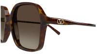 VALENTINO V logo VG0018S 002 56-18 Havane