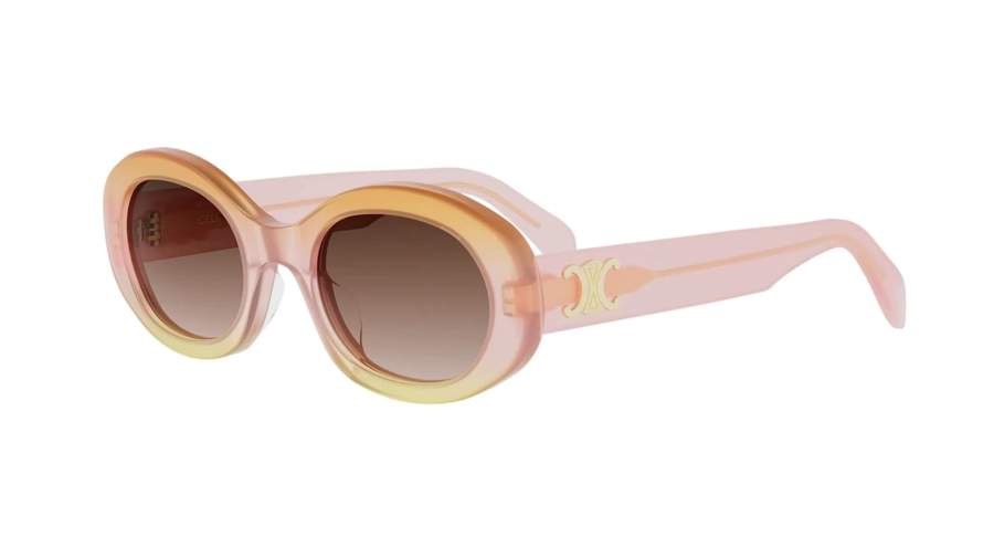 Okulary przeciwsłoneczne CELINE Triomphe CL40194U 74F 52-22 Różowy