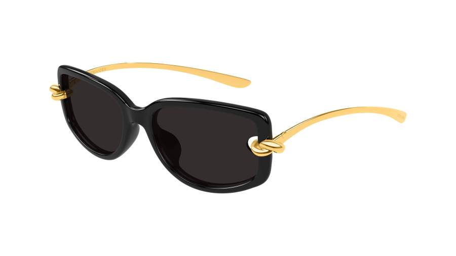 Okulary przeciwsłoneczne Bottega Veneta Knot BV1440SA 001 59-18 Czarny