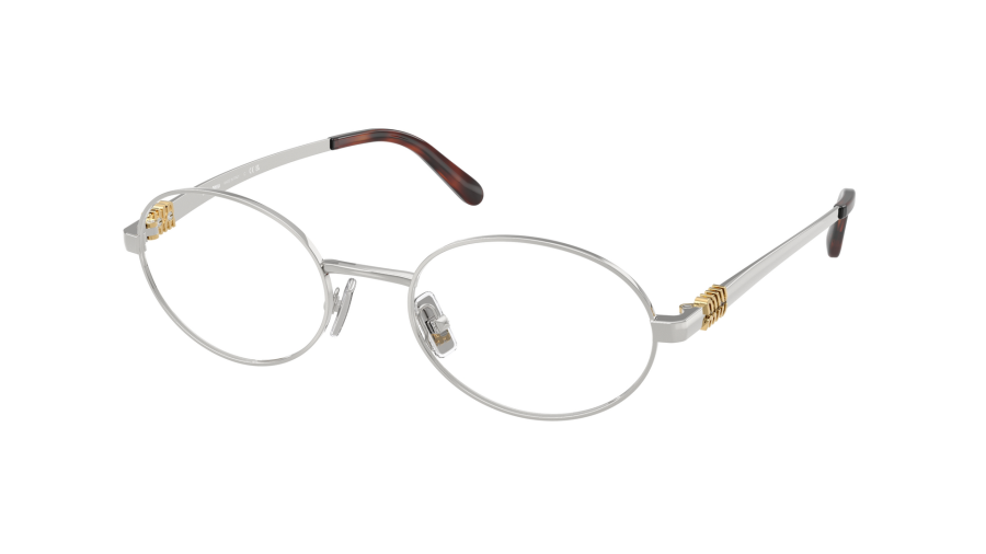 Gafas graduadas Miu Miu MU 50ZV 1BC1O1 52-20 Plata
