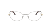 Miu Miu MU 50ZV 1BC1O1 52-20 Silver