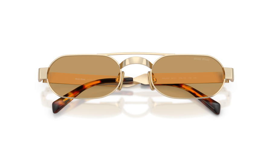 Sunglasses Miu Miu MU B52S 22M10Y 52-21 Ancient Gold | Visiofactory