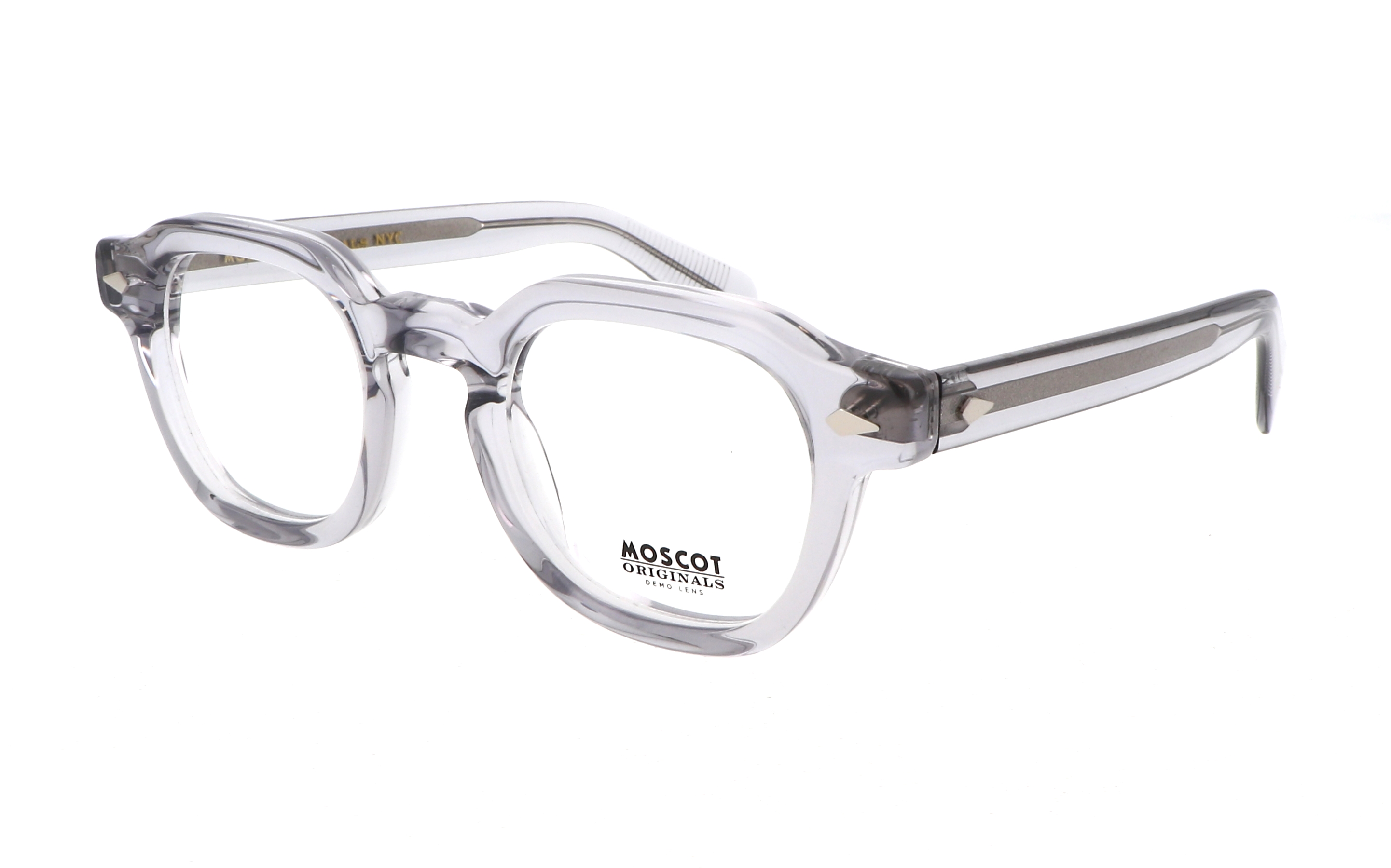 Dolt Rukso Brillen Moscot Dolt DOLT 46 LIGHT GREY DEMO Transparant | Visiofactory