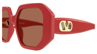 VALENTINO V logo VG0003SA 003 55-17 Red