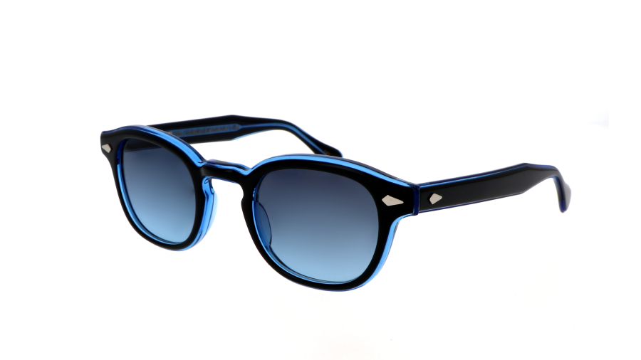 Okulary przeciwsłoneczne Moscot Lemtosh LEMTOSH 110 SUN 46 BLUE DENIM Czarny