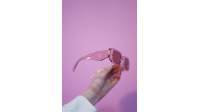 Prada Symbole PR 17WS 19Q-10D 49-20 Transparent Peach