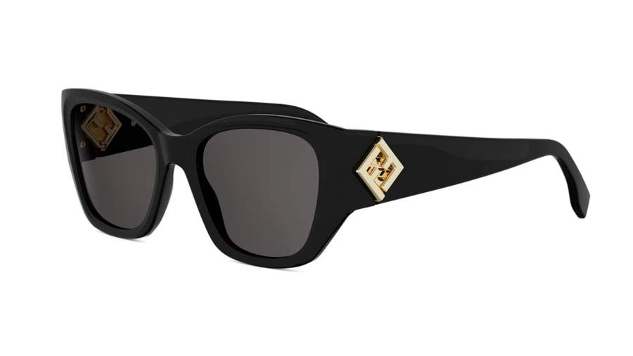 Okulary przeciwsłoneczne FENDI Ff diamonds FE40220I 01A 54-19 Czarny
