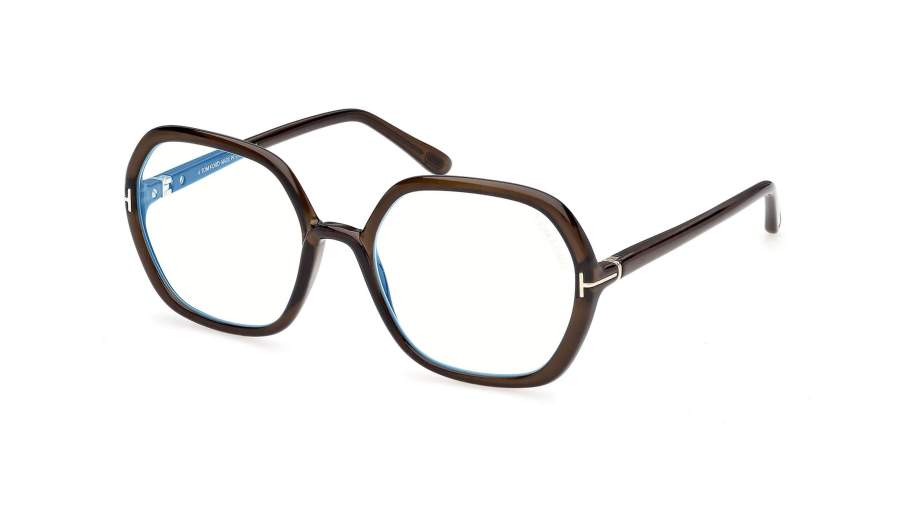 Okulary korekcyjne Tom Ford FT5814-B 096 55-19 Brązowy