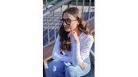 Saint Laurent Corner angle SL 881 OPT 002 55-18 Havana