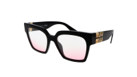 Miu Miu MU 04UV 1AB1O1 52-19 Noir Verres Blush